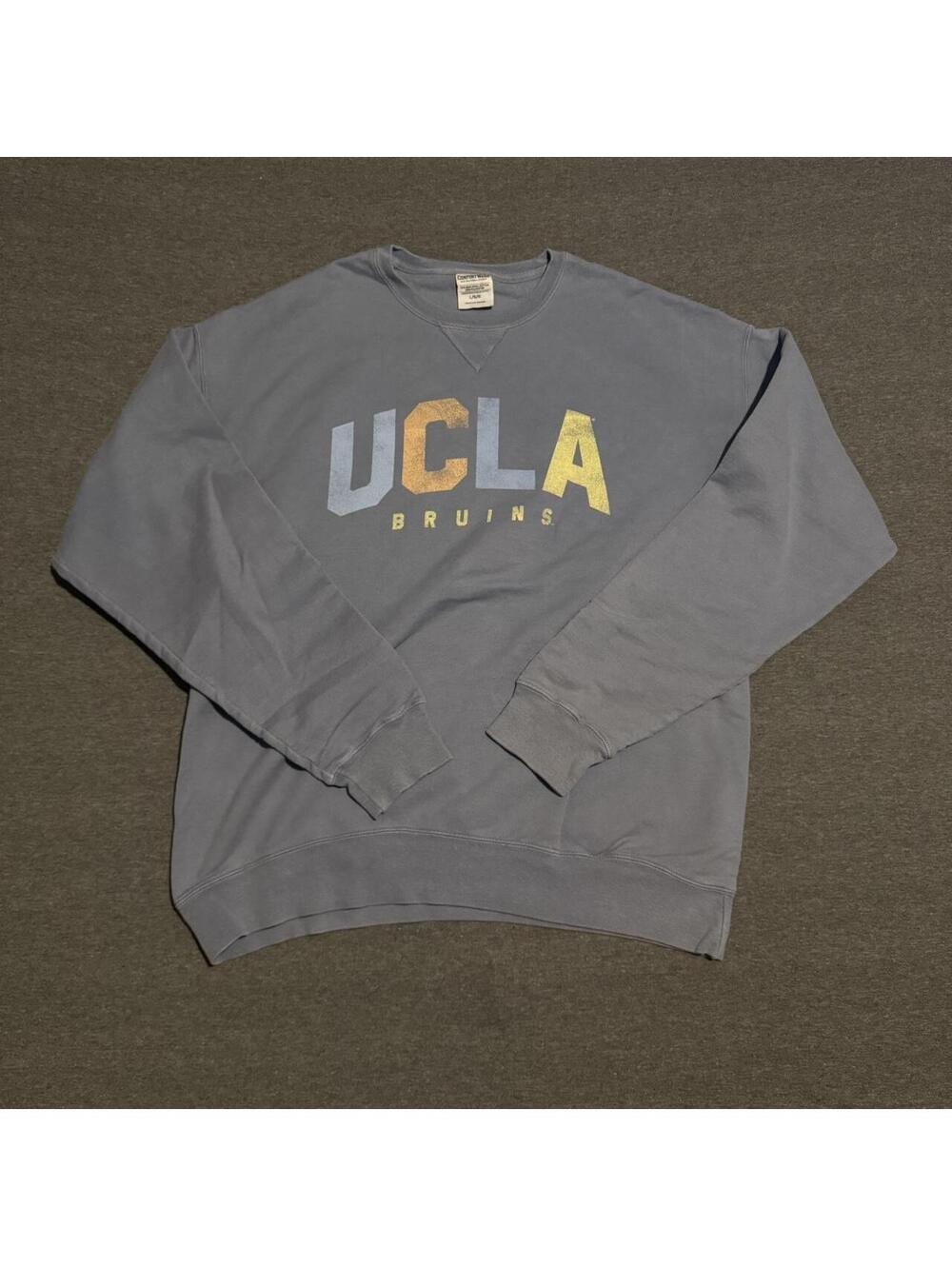Men's Blue and Navy Sweatshirt